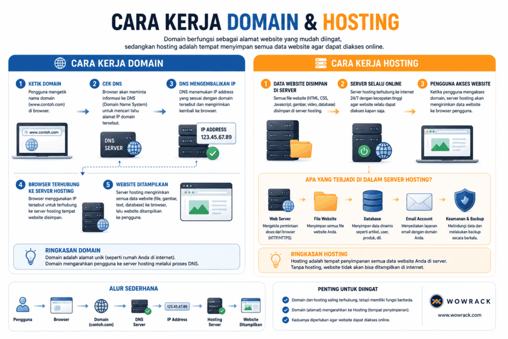 apa itu nama domain, pengertian domain dan cara kerja domain