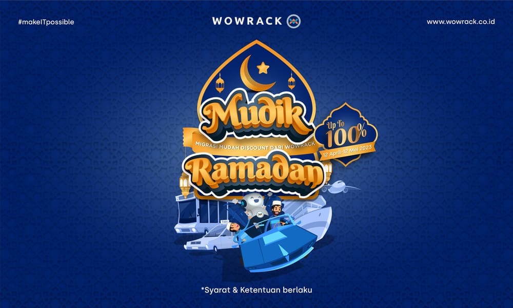 Promo MUDIK Ramadhan dari Wowrack Indonesia