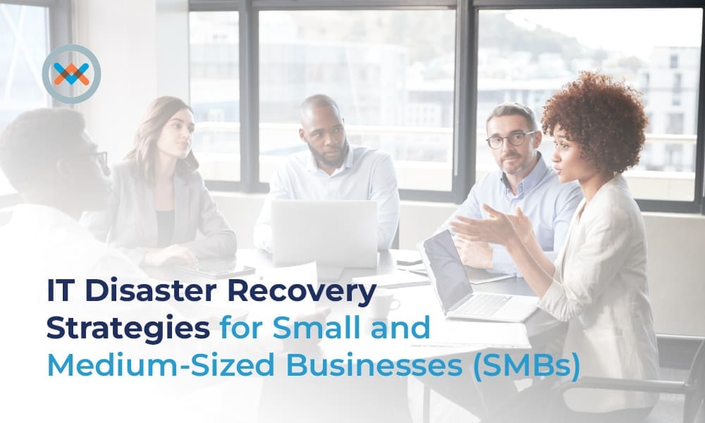 A picture of a small group of people. reflecting small to medium businesses, collaborating to develop a strong disaster recovery plan IT Disaster Recovery Strategy for Small and Medium Businesses