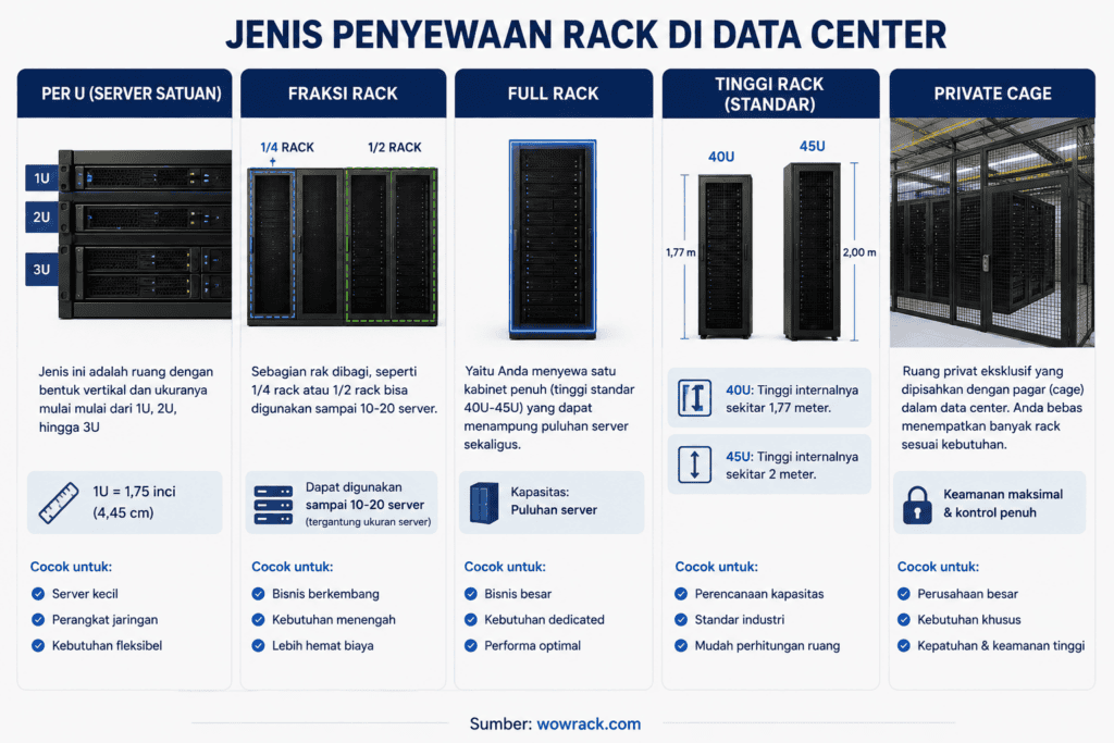ukuran rak colocation