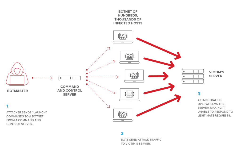 proses DDoS