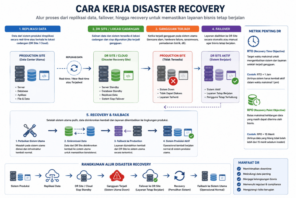 Cara kerja disaster recovery